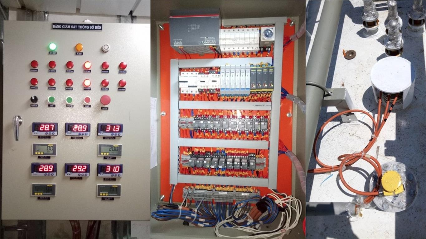LPG level, point level and pressure measurement in cargo tank - Quang Ngai (OG001900 - VINA LPG)