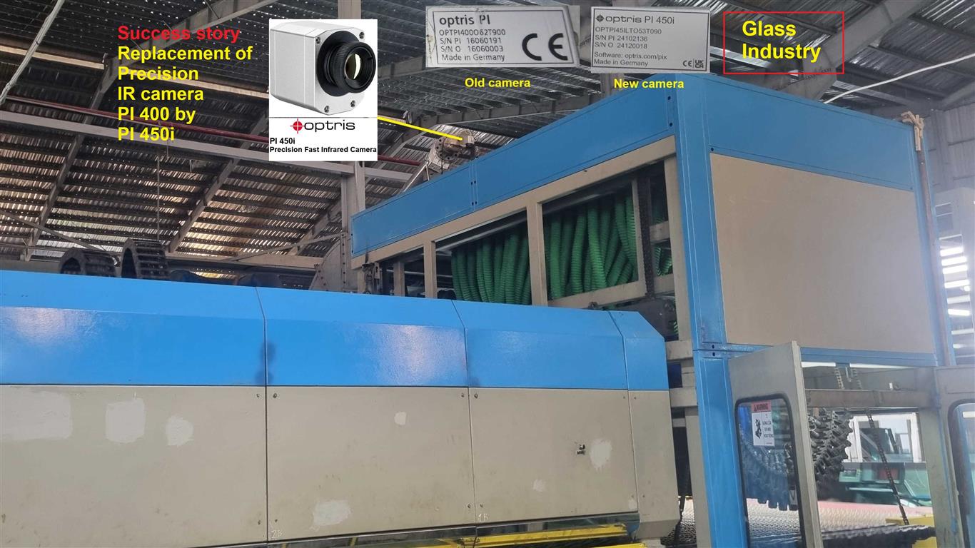 Optris_Success story_Replacement Optris IR camera PI 400 by PI 450i_Glass industry_Ho Chi Minh City_CC005100_Long Nhien Auto Glass