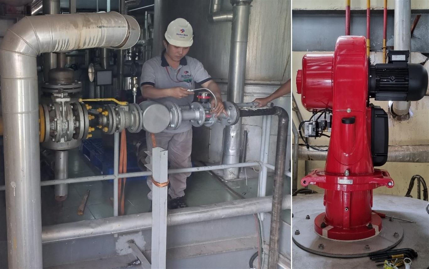 Weishaupt burner - Cooking oil factory in Ba Ria - Vung Tau (FB004400) (NUK-HP 1500)